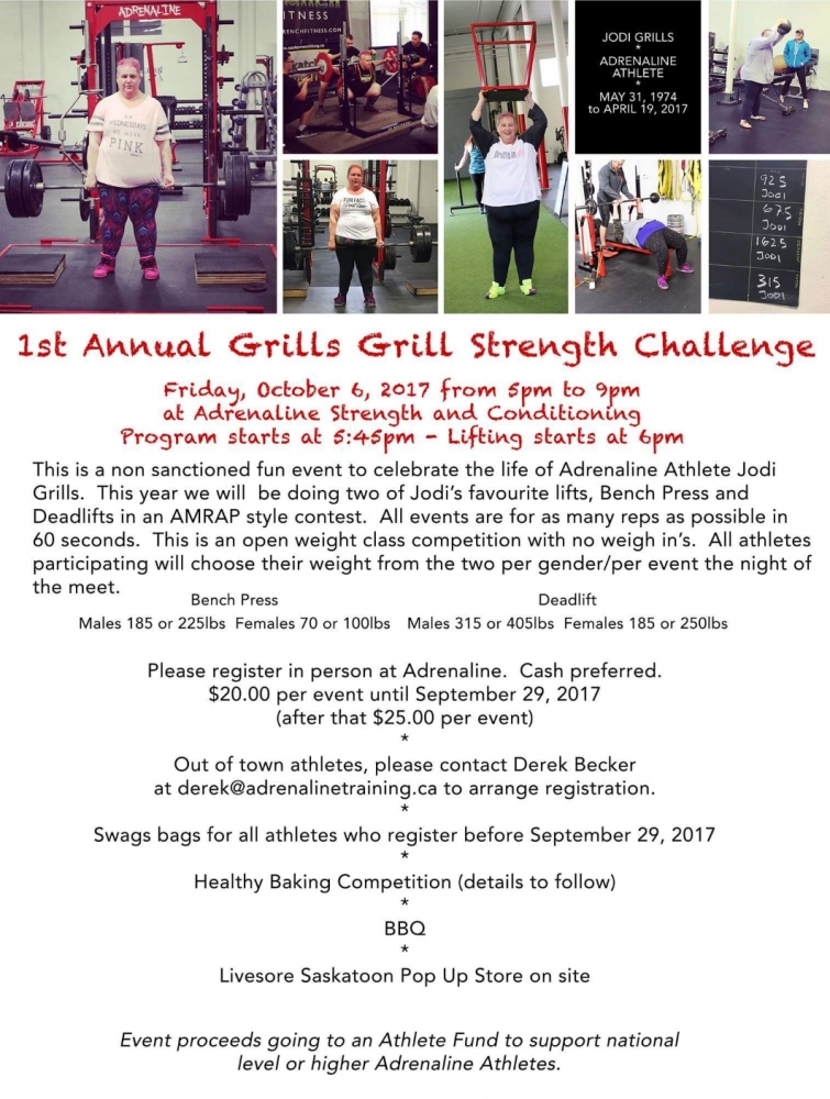 1st Annual Grills Grill Strength Challenge